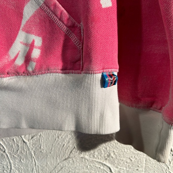 Bubble Gum Pink Cozy TNA 2013 Old-school Full Zip Hoodie - Size Small - Picture 4 of 5